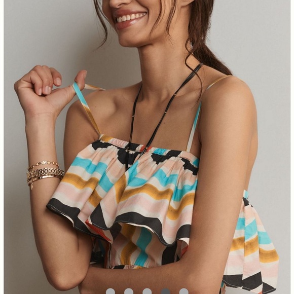 FARM Rio Multicolor Wave Backless Dress - Picture 4 of 6